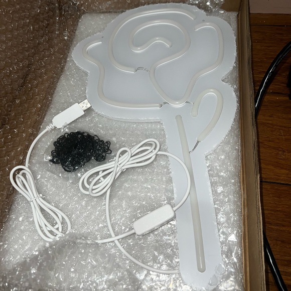 3/$20 Dolls Kill Neon Rose Light - Picture 5 of 5